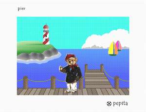 Needlepoint: Teddy Dock