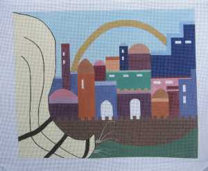 Needlepoint: Jerusalem Tallis 2