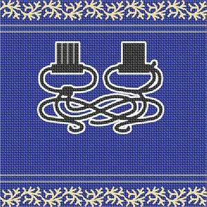 Needlepoint: Tefillin bag 7