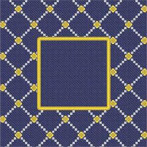 Needlepoint: Tefillin Trellis 1