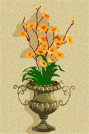 Needlepoint: Bronze Urn