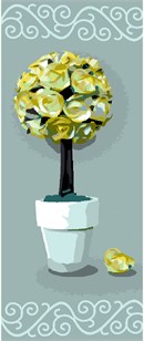 Needlepoint: Centerpiece Lemon