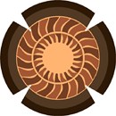 Needlepoint: Yarmulka Chocolate Swirl