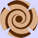 Needlepoint: Yarmulka Spiral 6