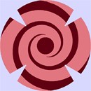 Needlepoint: Yarmulka Spiral 7