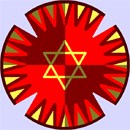 Needlepoint: Yarmulka Checkerburst