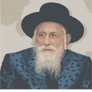 Grand Rabbi Shlomo Halberstam (1906-2000) of blessed memory, leader of the Bobover Hasidim.