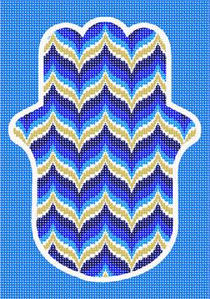 image of Hamsa Bargello Royalty