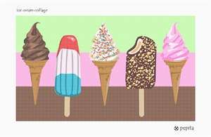 image of Ice Cream Collage