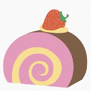 image of Jelly Roll Cake Strawberry