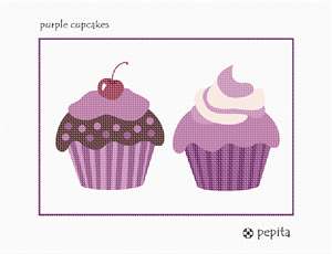 image of Purple Cupcakes
