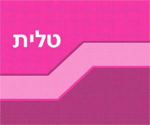 image of Tallit Double Angle Magenta