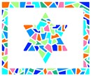 Tallit in stained glass variation.  Stained glass design is very popular on many Judaica items.The Star of David or Magen David (literally, Shield of David), as it is referred to in Hebrew, is the most common symbol for expressing Jewish identity today. The Hebrew name for the symbol – a hexagram formed by two overlapping triangles, one pointed upward and the other downward – comes from its supposed resemblance to King David’s shield. However, use of the Star of David as a Jewish symbol only became widespread in 17th-century Europe, when it was used displayed on synagogues to identify them as Jewish places of worship. You stitch the front. After it is completely stitched, it is sent to a professional finisher who adds a lining, back, and matching zipper.
