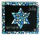 Tallit Stained Glass Greens