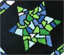 Tallit Stained Glass Greens