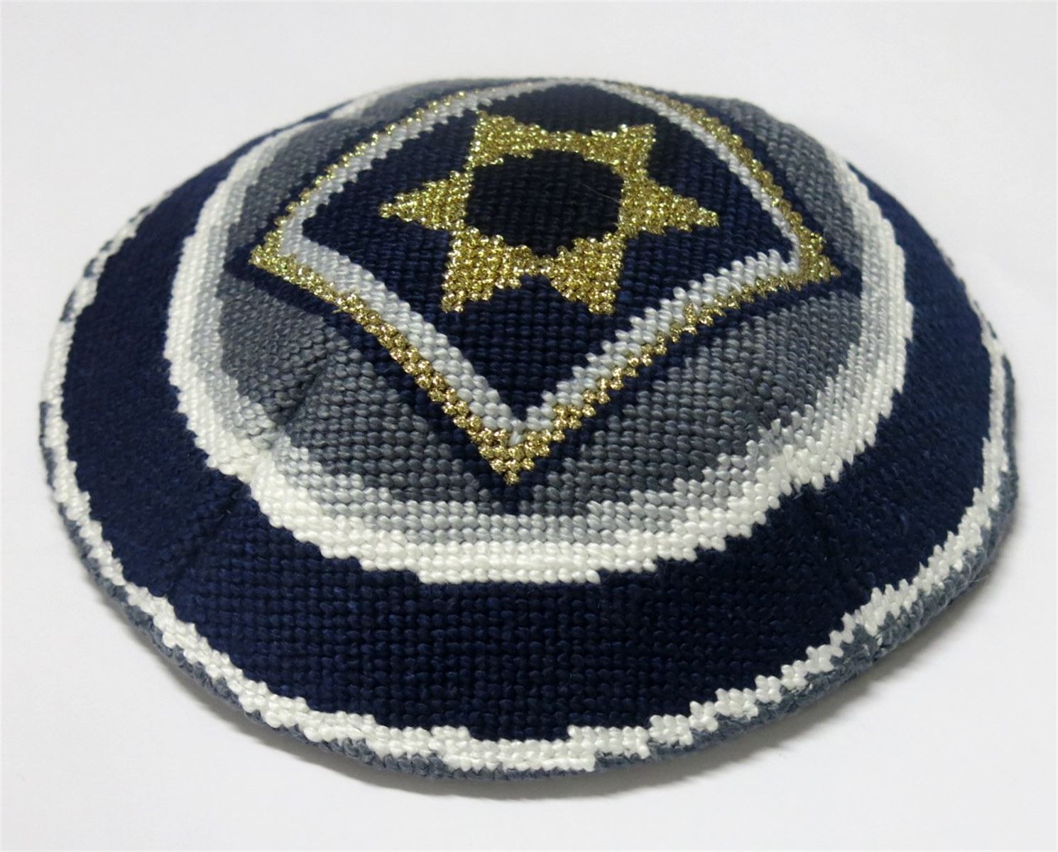 Needlepoint Canvas - Yarmulka Concentric